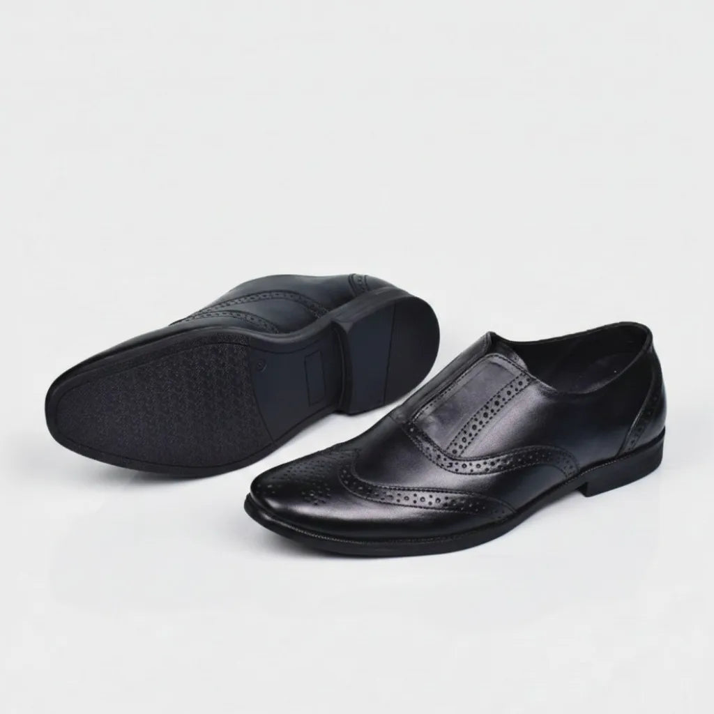 Formal Black Dots Shoes