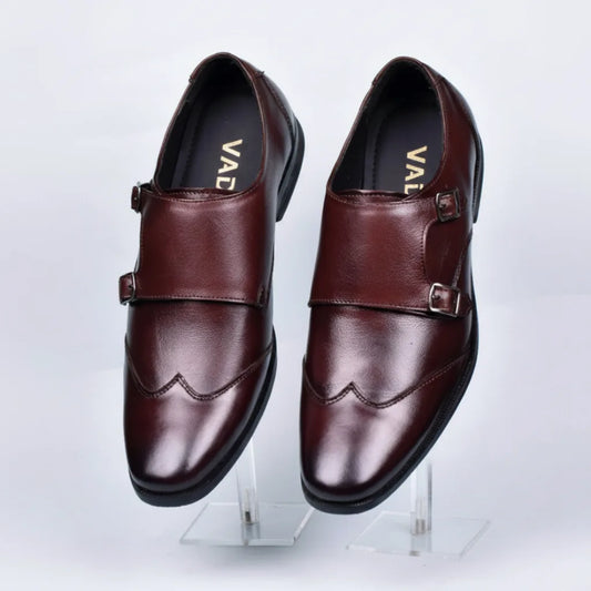 Brown Monk Strap Shoes