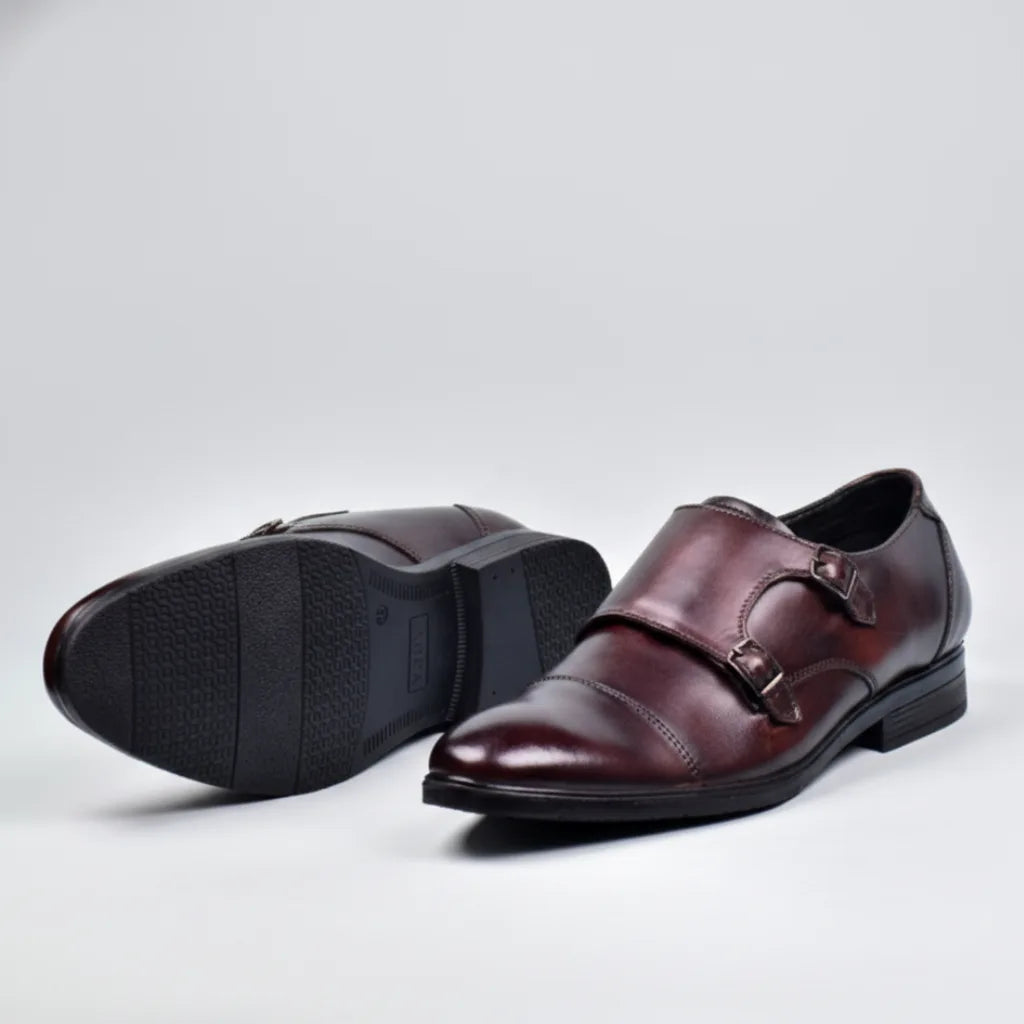 Monk Strap Brown Shoes