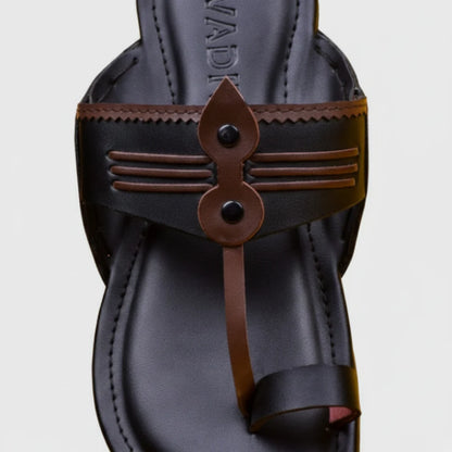 Classic Duo – Men’s Slip-On Chappal