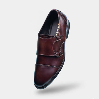 Monk Strap Brown Shoes